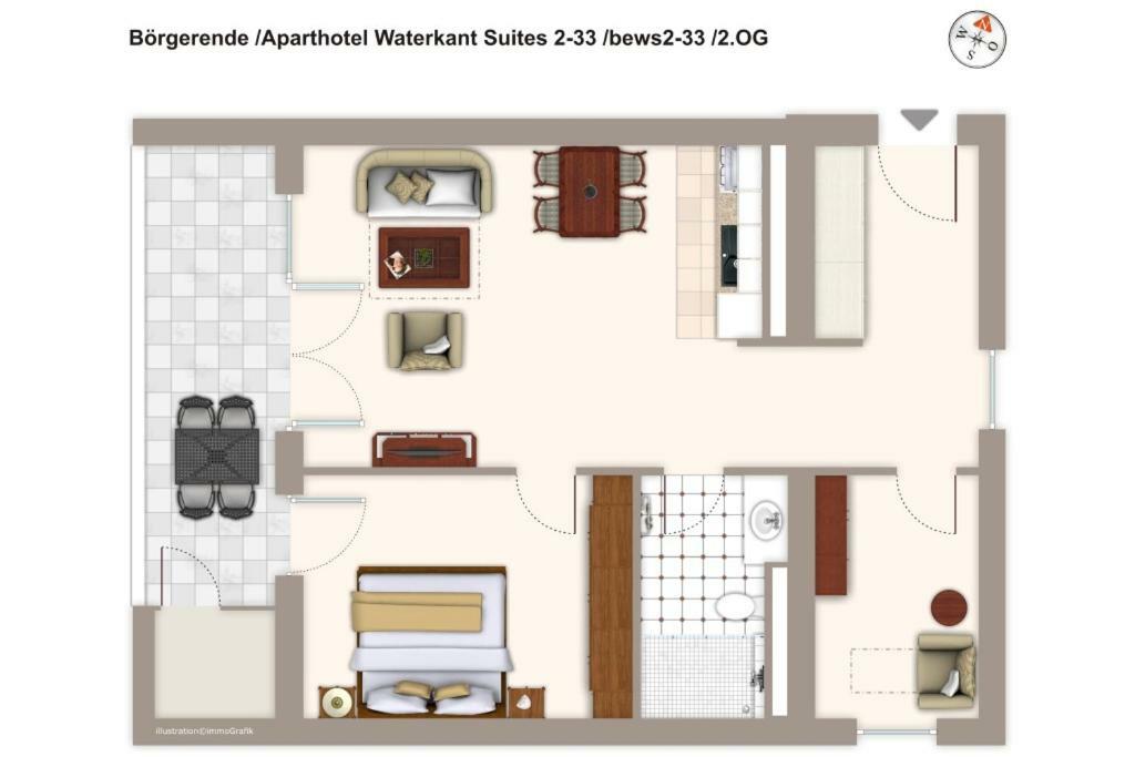 Aparthotel Waterkant Suites 2-33 mit Pool, Sauna und Meerblick Börgerende-Rethwisch Exterior foto